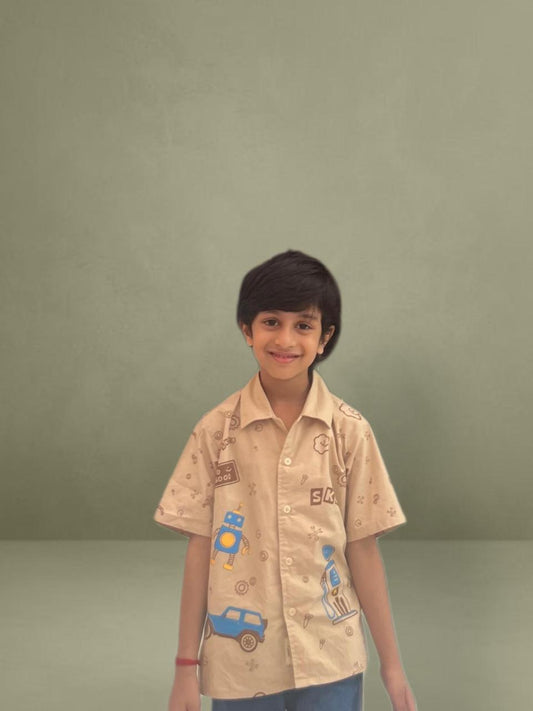 Printed Half Sleeve Shirt