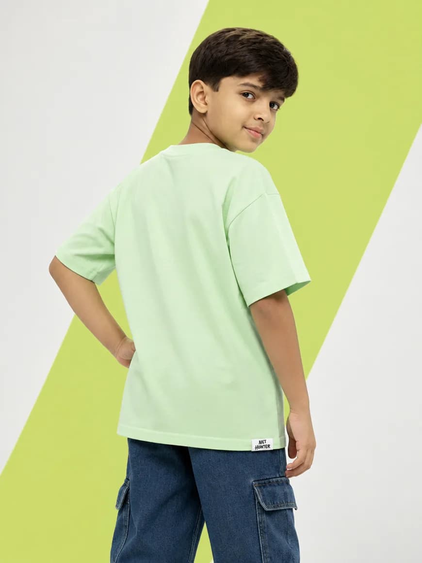 Light Green Football T-Shirt, view 2 of 5