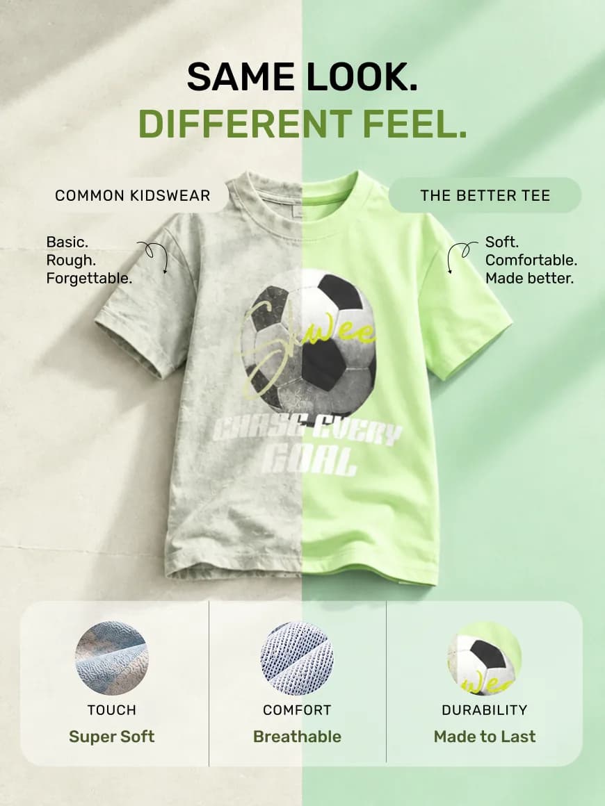 Light Green Football T-Shirt, view 4 of 5