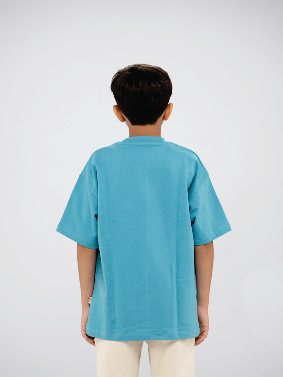 Plain Teal Blue T-Shirt