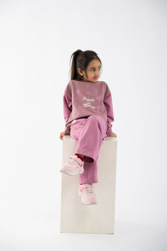 Girls Plum Co-Ord