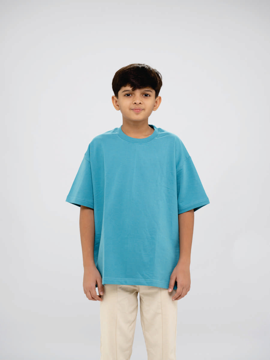 Plain Teal Blue T-Shirt