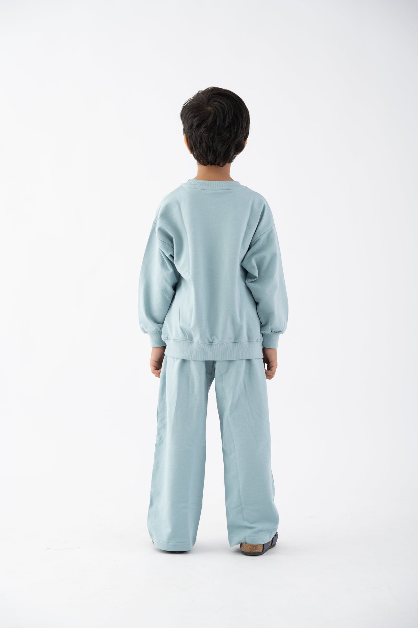 Unisex Scam Blue Minimal Co-Ord Set