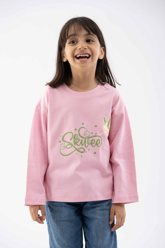 Fairy Wand Pastel Pink Tee