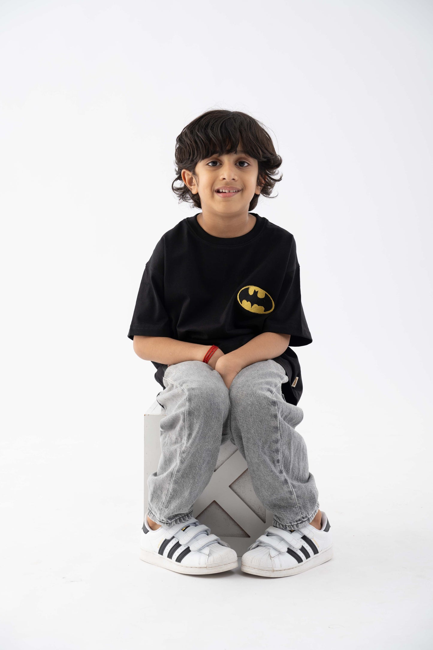 Batman Embroidered Black Tee