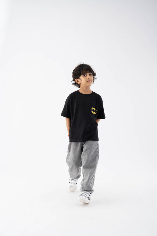 Batman Embroidered Black Tee