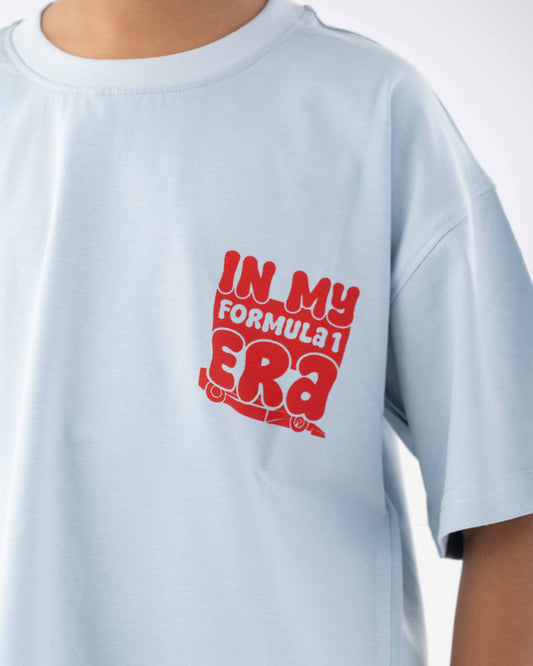 Race Car Light Blue Tee