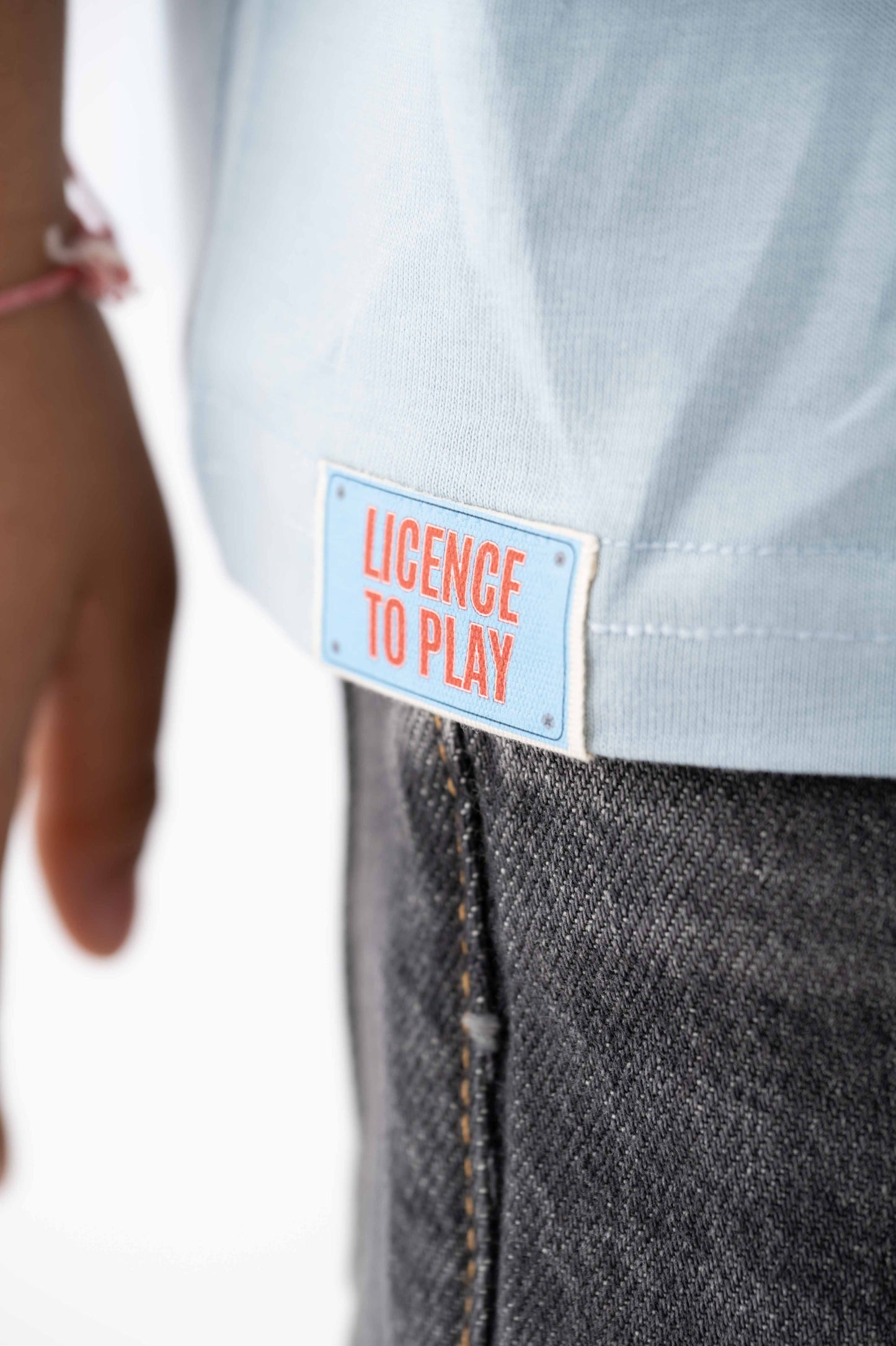 Race Car Light Blue Tee