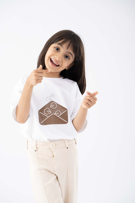 Happy Mail White Tee