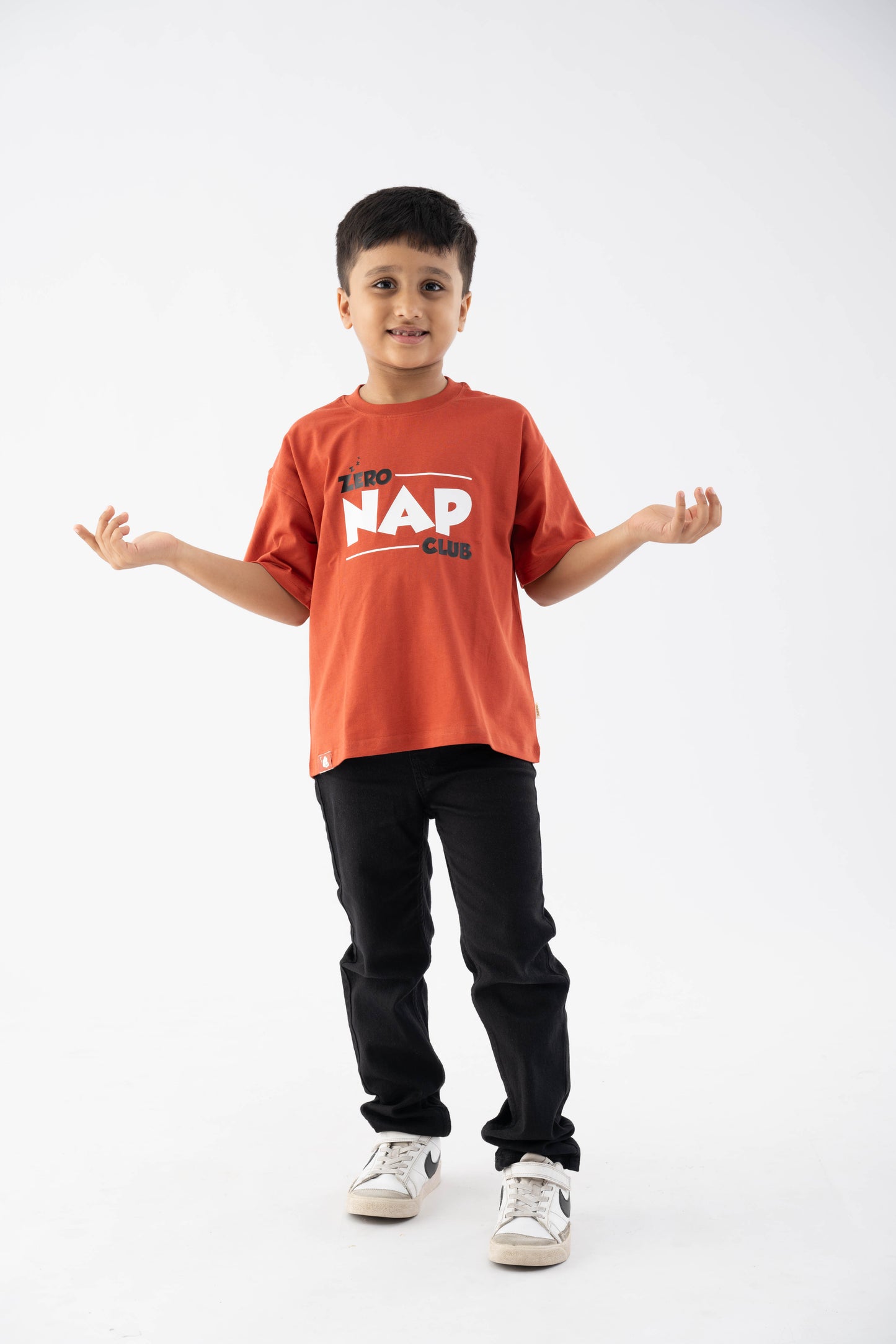 Zero Nap Club Rust Brown Tee