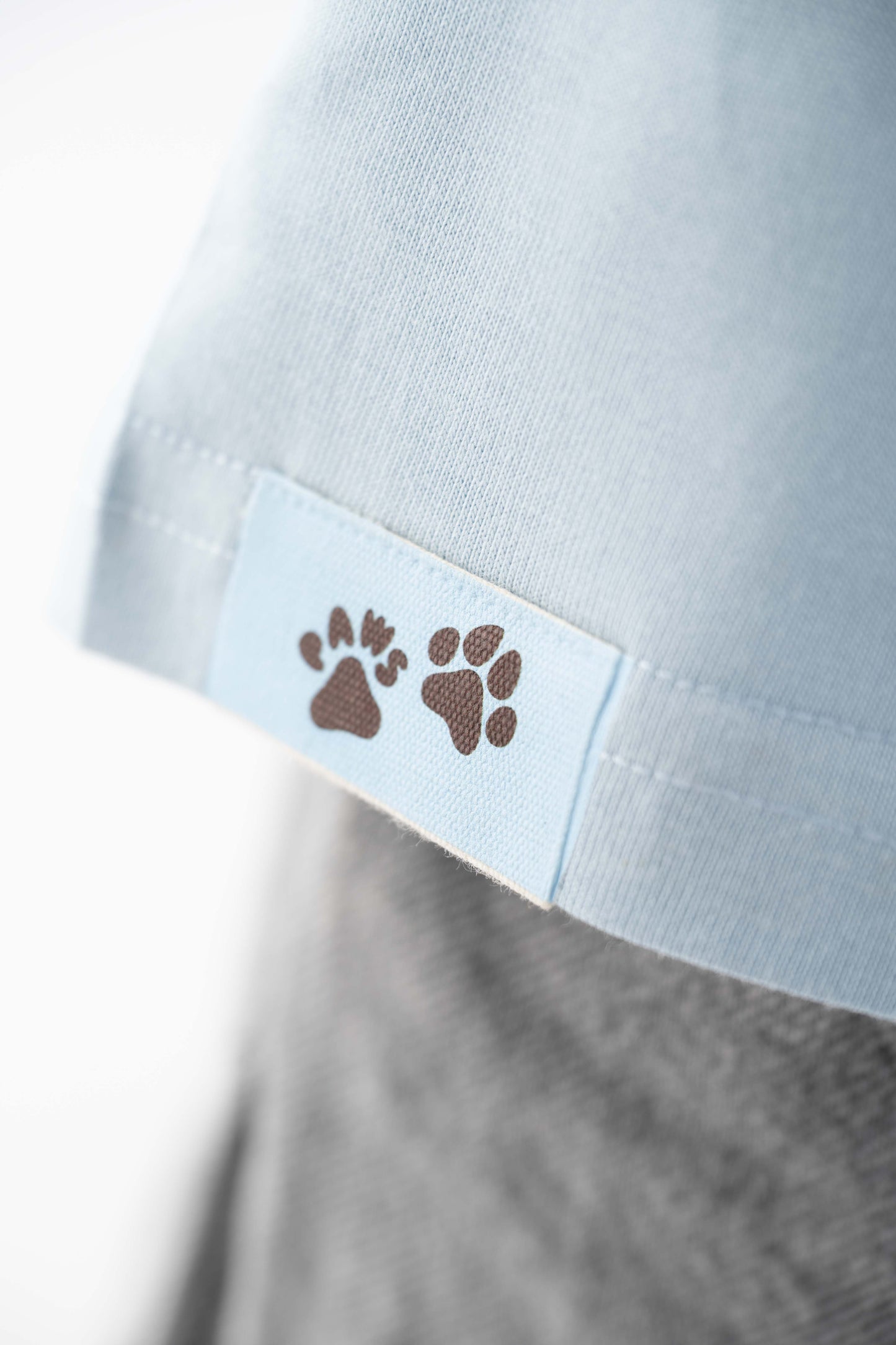 Stacked Love Light Blue Tee