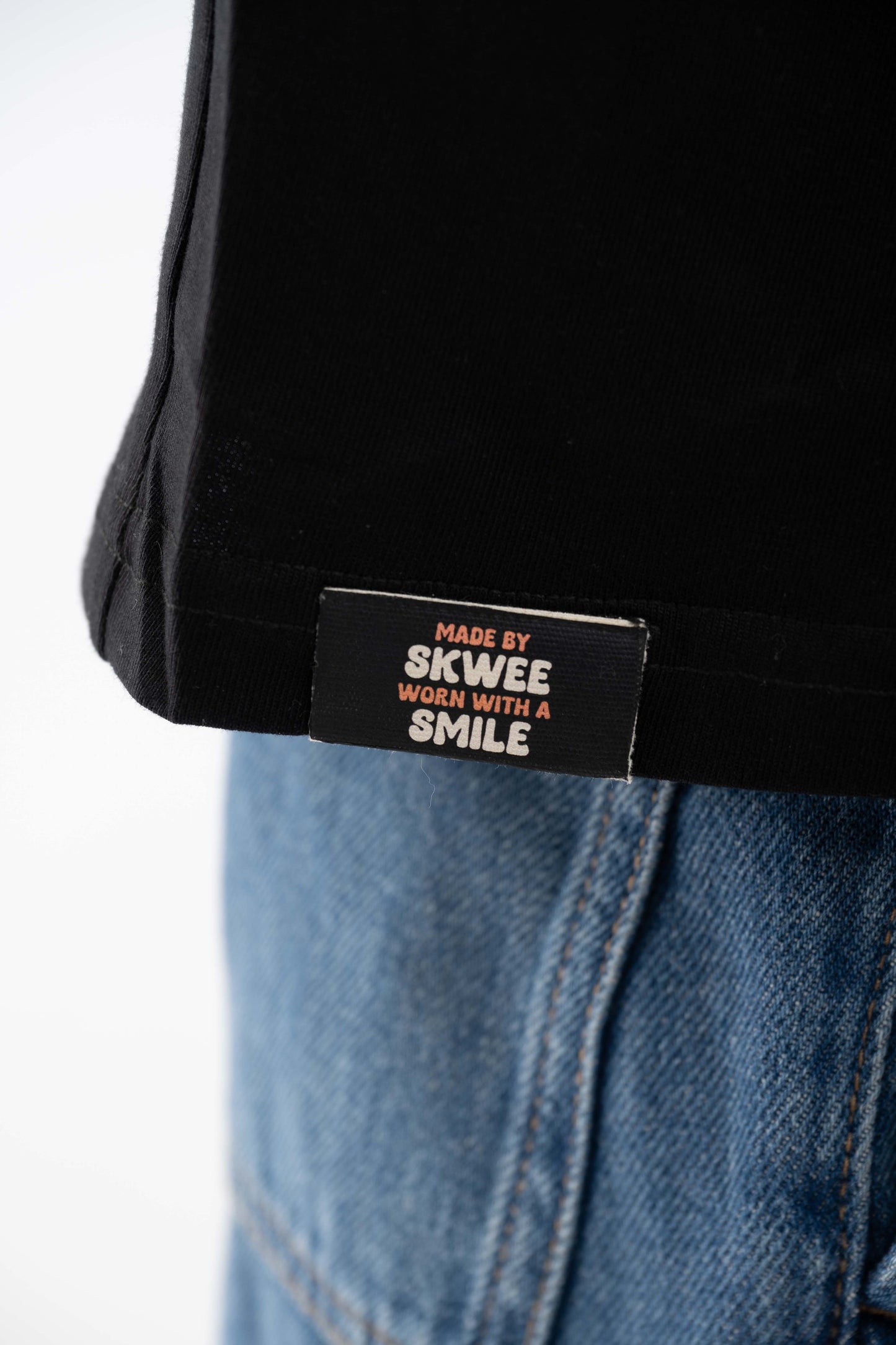 Ocean Pocket Black Tee